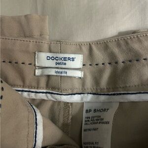 Women Dockers Petite Ideal Fit Tan Pants